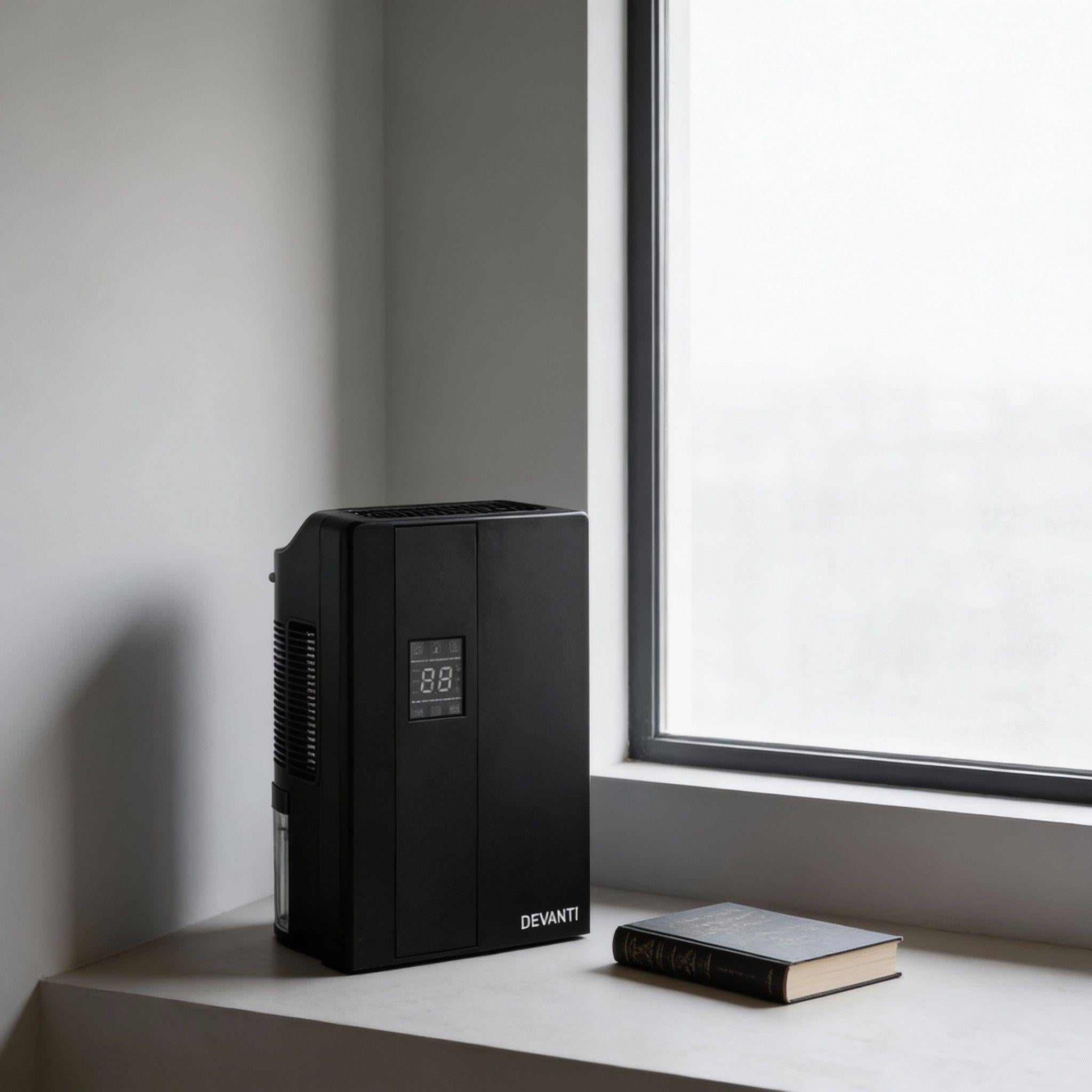 Devanti Dehumidifier 2L Air Purifier Black