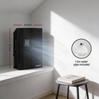 Devanti Dehumidifier 2L Air Purifier Black