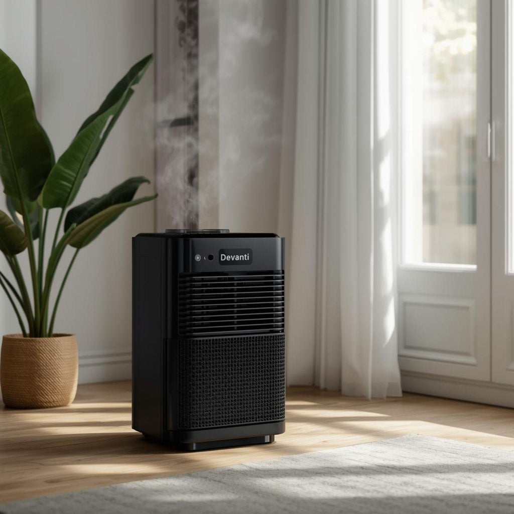Devanti Dehumidifier 2L Air Purifier Black