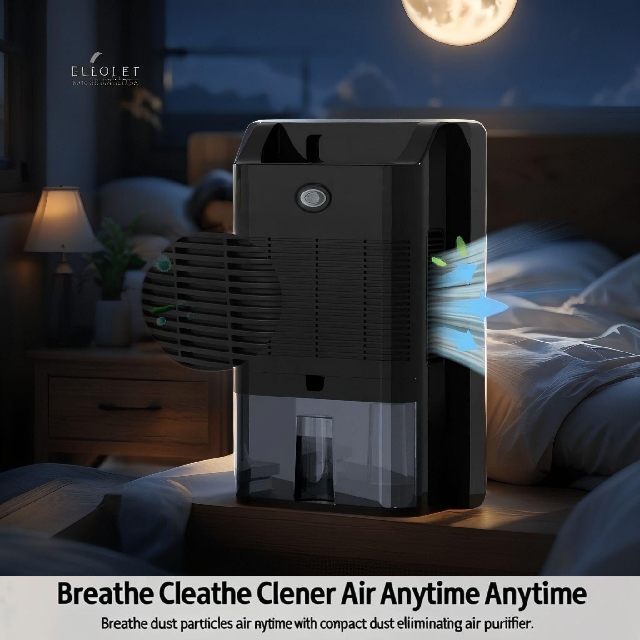 Devanti Dehumidifier 2L Air Purifier Black