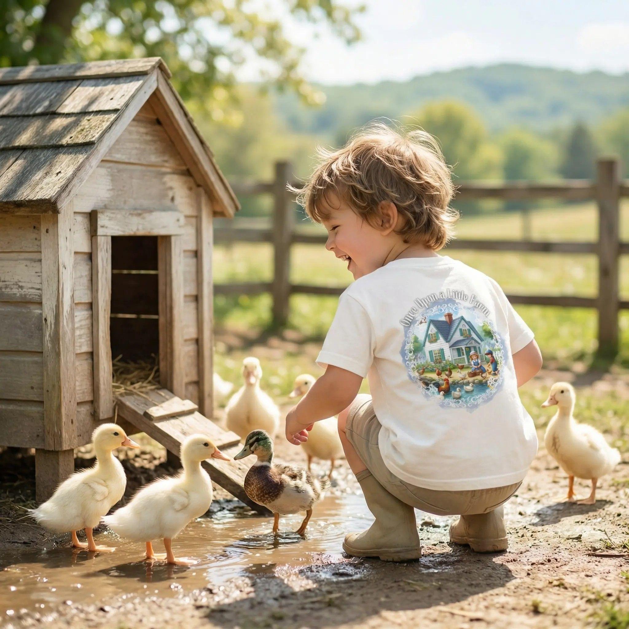 Old McDonald Farm Youth T-Shirt — Kids' Farm Animal Tee
