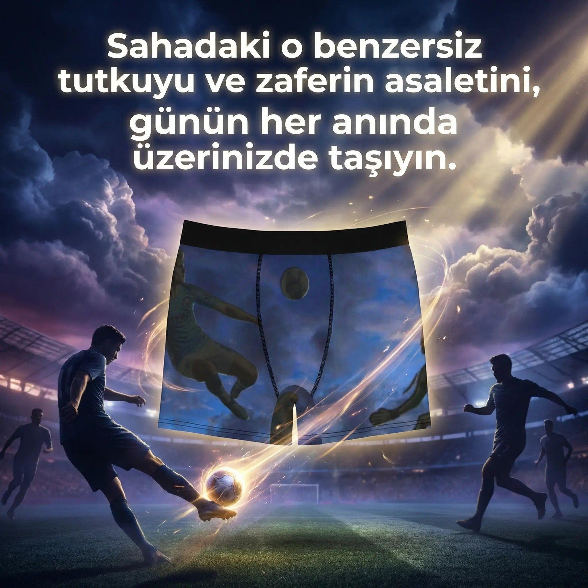 The dramatic spirit of the arena and the silent echo of victory. Premium boxer brief with a cinematic design, crafted with a twilight texture.