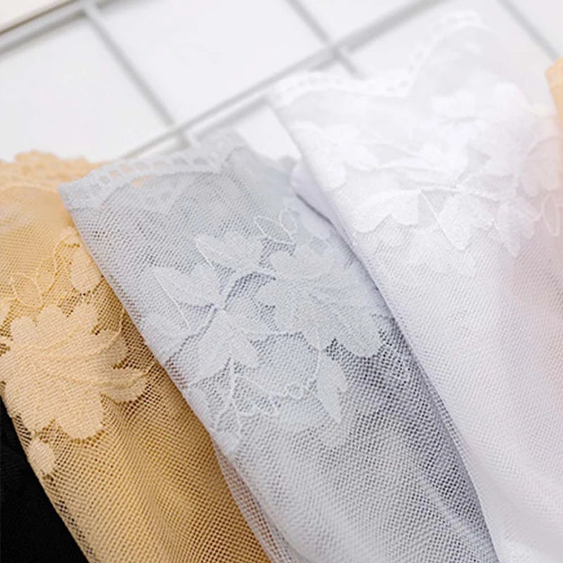 Socks women's Lace Transparent Lolita Invisible Summer Thin Non-slip Short  Ankle Black Low Cut Boat Sock