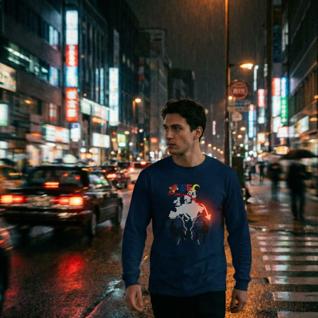 Garment-Dyed Long Sleeve T-Shirt — SEO Optimize Graphic