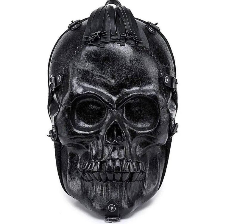 Unisex Kreepsville 3D Skull Backpack Small