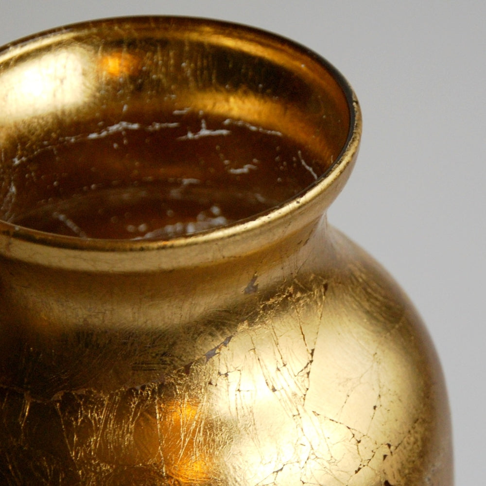 Greek Style Gold Flower Vase - Hidden-Gems
