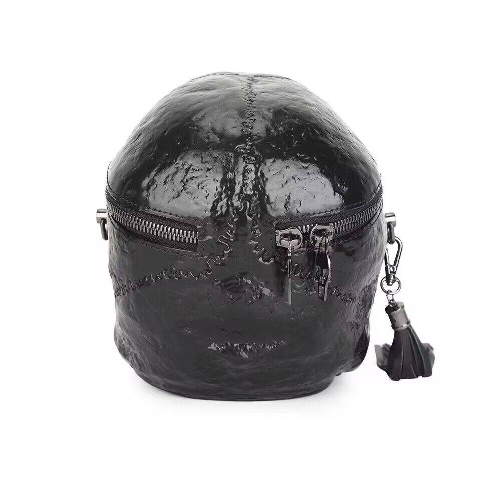 3D Bags Black Skull Cross Body Shoulder Bag Mini Handle Handbags - Hidden-Gems