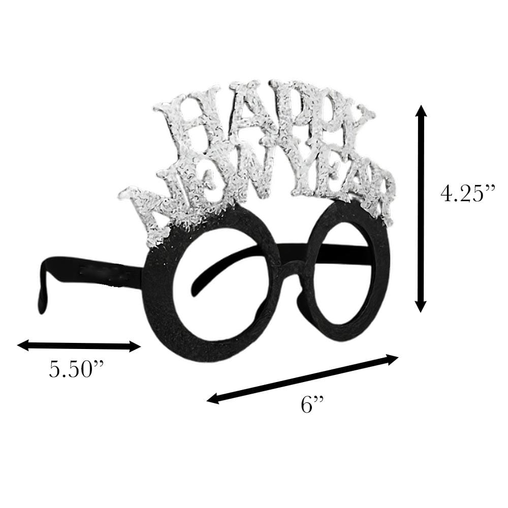 Unlit Happy New Year Party Sunglasses-3