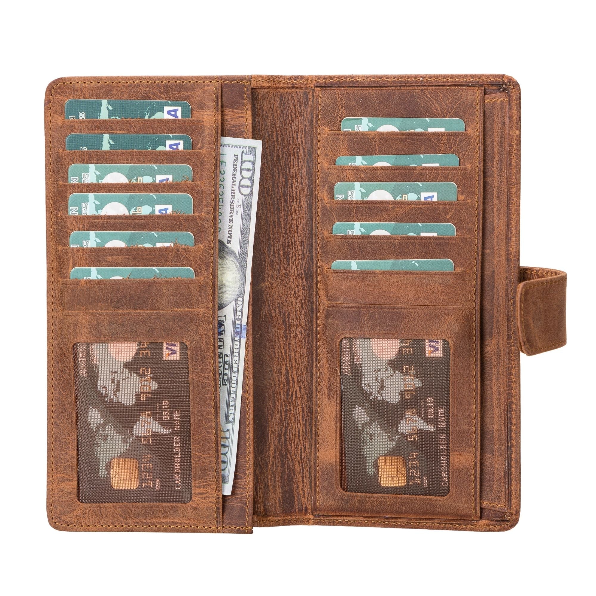 Lander Leather Phone Wallet and Multiple Card Holder for Women - Hidden-Gems