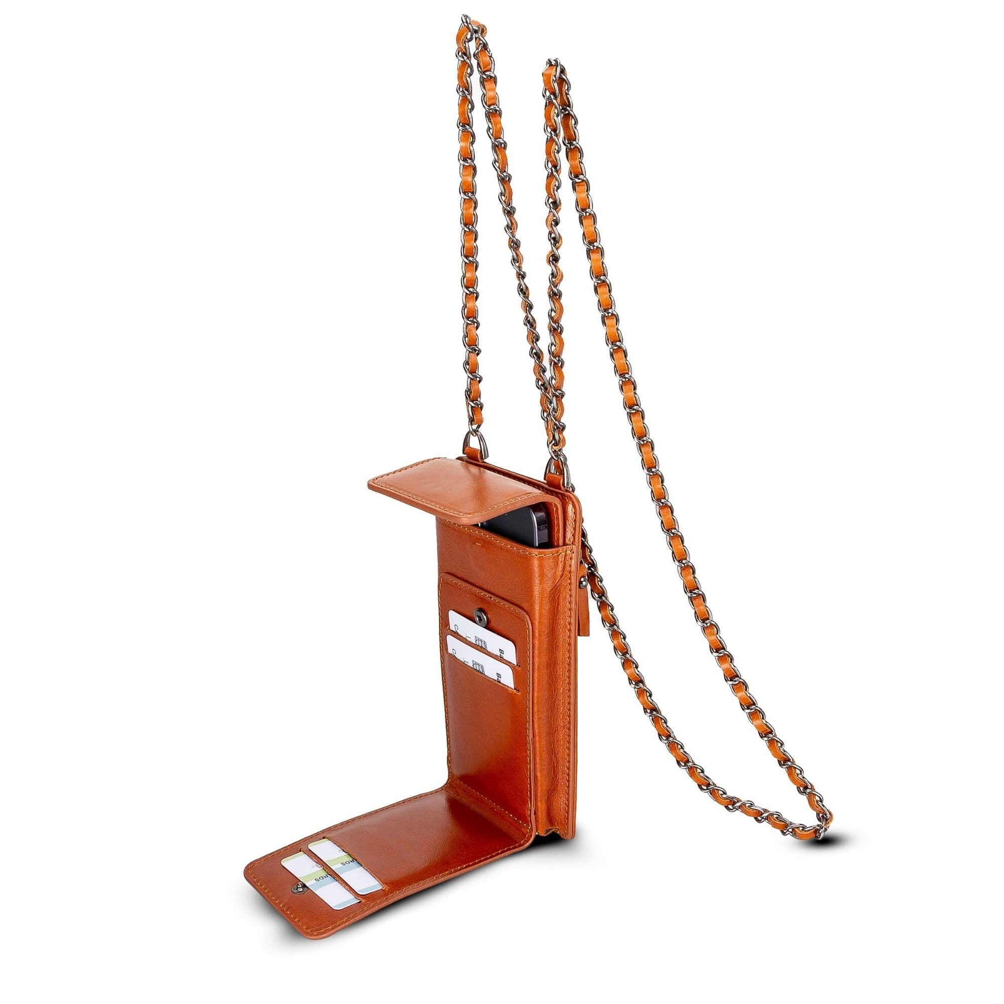 Lovell Crossbody Leather Phone Wallet - Hidden-Gems